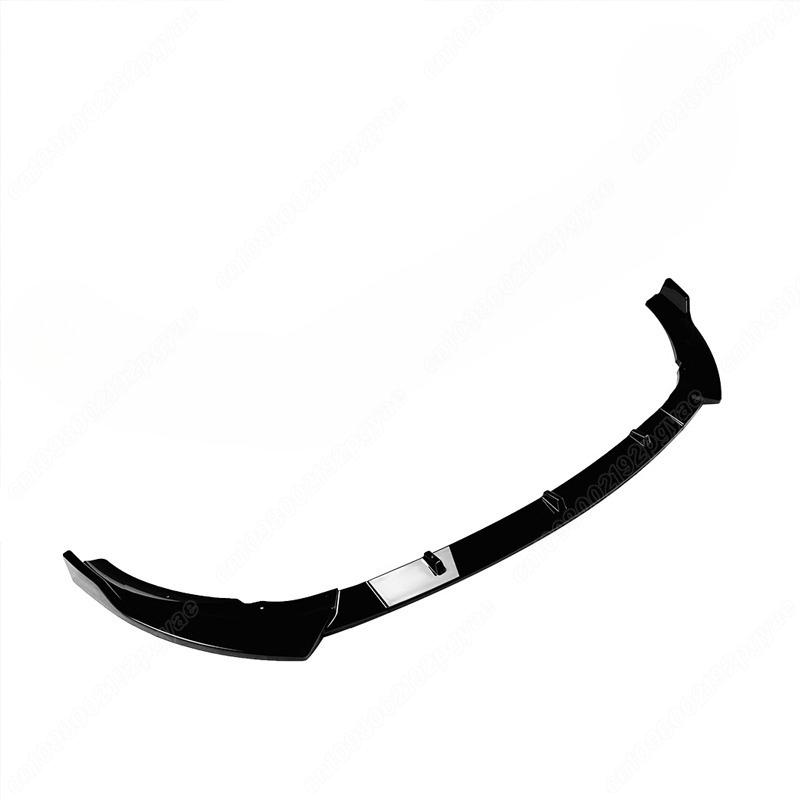 For Mercedes Benz C-Class W205 C205 S205 C43 AMG 2019 2020 2021 Front Bumper Lip Spoiler Lower Chin Splitter Car Accessories Gloss Black