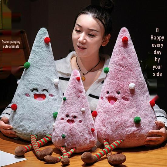 New Cute Plush Christmas Tree Bear Ornament for Home Parties