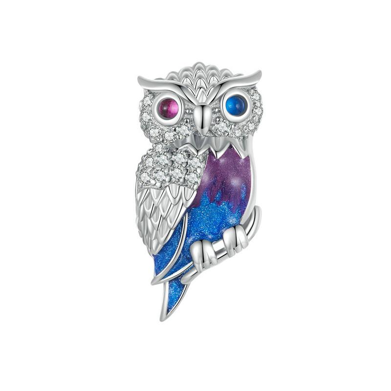 Bamoer Charms Papillon Magique en Argent 925 Perles Soleil et Lune S'adaptent aux Bracelets Originaux pour Femmes Accessoires de Bijoux DIY