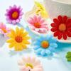 30/50Pcs Daisy Artificial Flowers Head 4cm Silk Fake Flower For Home Decor Garden DIY Wreath Gift Accessories Wedding Decoration