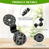 50pcs Cloth Heavy Duty Lock Grip, Universal Garden Plant Clamps for Tarpaulin, Mesh, Canopy, Fence
