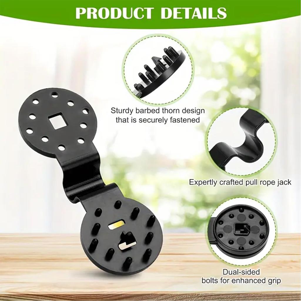 50pcs Cloth Heavy Duty Lock Grip, Universal Garden Plant Clamps for Tarpaulin, Mesh, Canopy, Fence