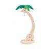 Simulated Palm Leaf Wooden Banana Hanger Keep Bananas Fresh Prevents Bruising Grape Hanging Holder Animal Shaped Sturdy Hook