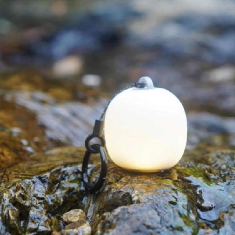 Portable Camping Lantern Rechargeable Led Picnic Lamp Mini Egg-Shaped Squeeze Silicone Light For Outdoor Cozy Ambience