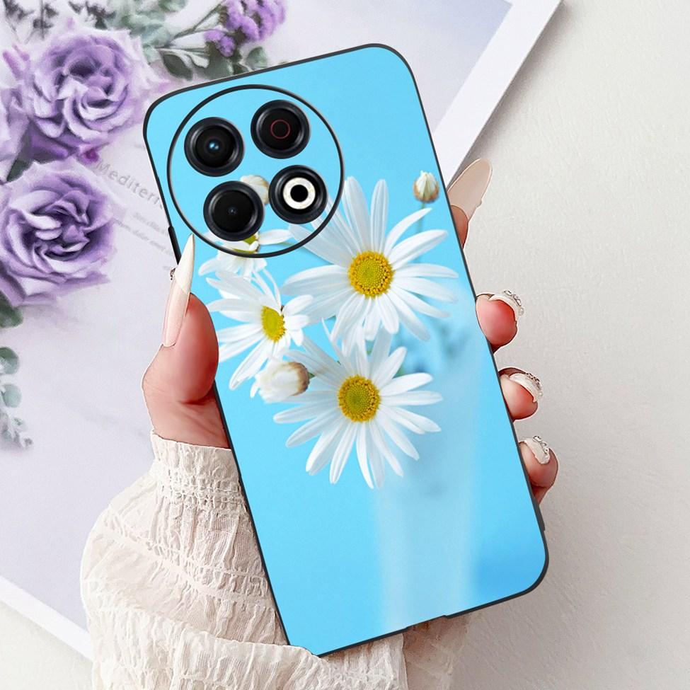 Voor Techno Spark 30 Pro 4G KL7 Cover Voor Tecno Spark 30 Pro 4G Hoesje Luxe Vlinder Liefde Mode Bloemen Cool Leeuw Schattig Geschilderd