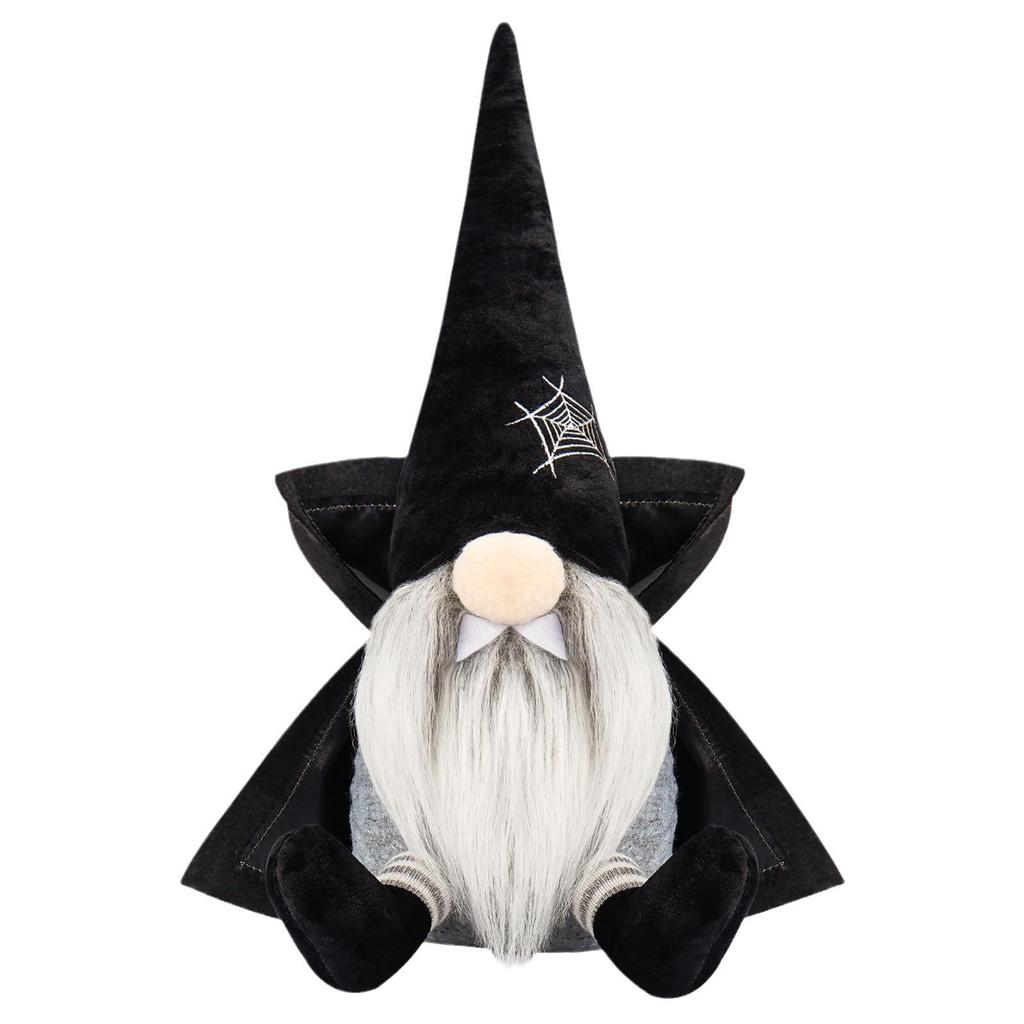 Halloween Faceless Doll Halloween Dwarf Cloak Doll Ornaments Bats Holiday Decorations