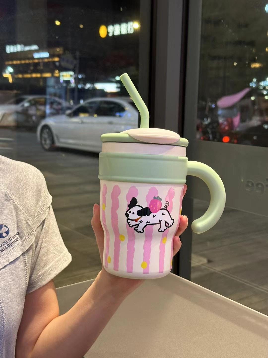 

Термос-кухоль великої місткості Big Mac 2024 з соломинкою - Висока цінність, підходить для офісу, стильна крижана чашка для дівчат Single Cup [Gift Box]