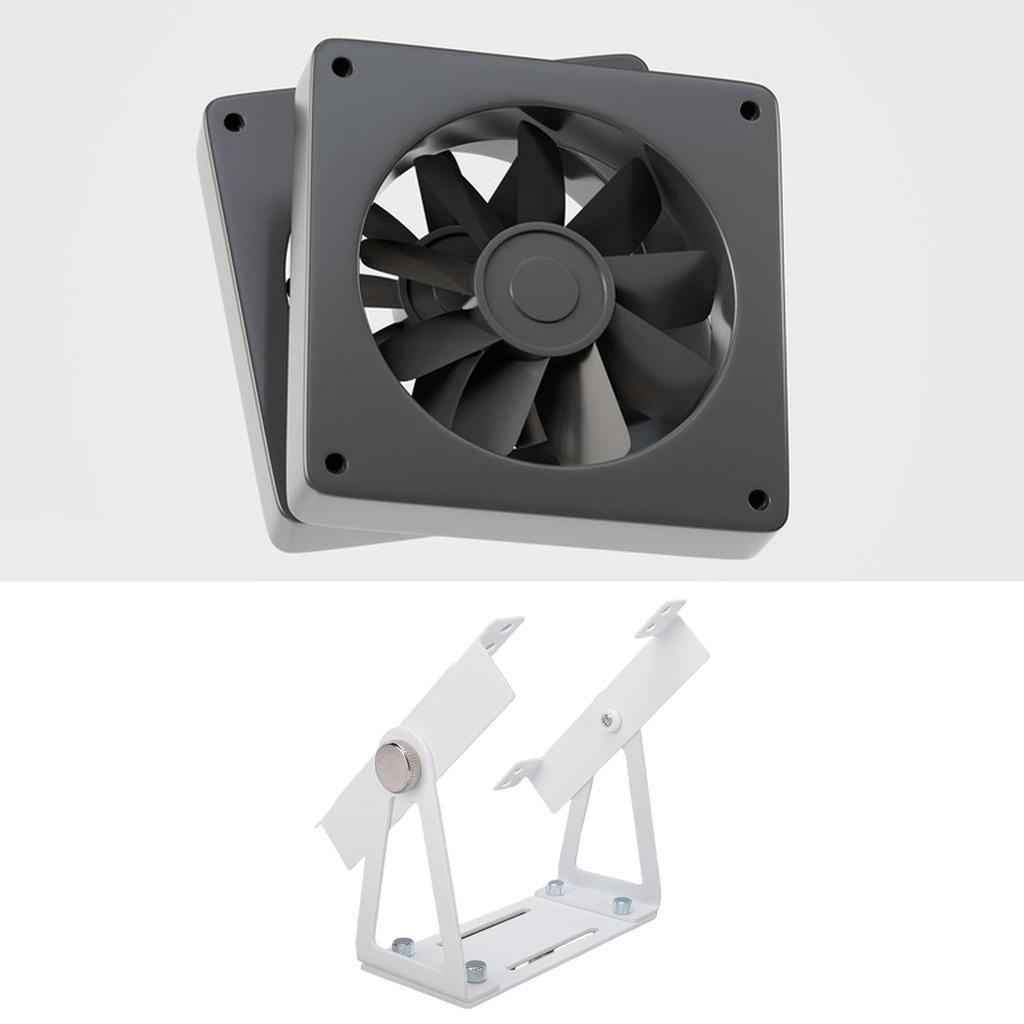 360 Degree Pivoting Multi Purpose Fan Mount Desk Fan Stand Mount for 120mm 140mm PC Computer Fans
