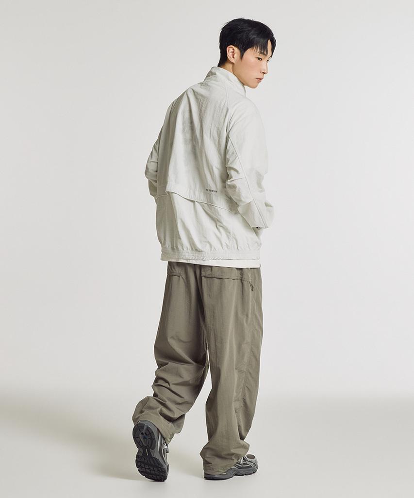 New Balance Nbnag31803 / Uni Essential Heritage Stand-Neck Warm-Up Jacket (L/Gray)