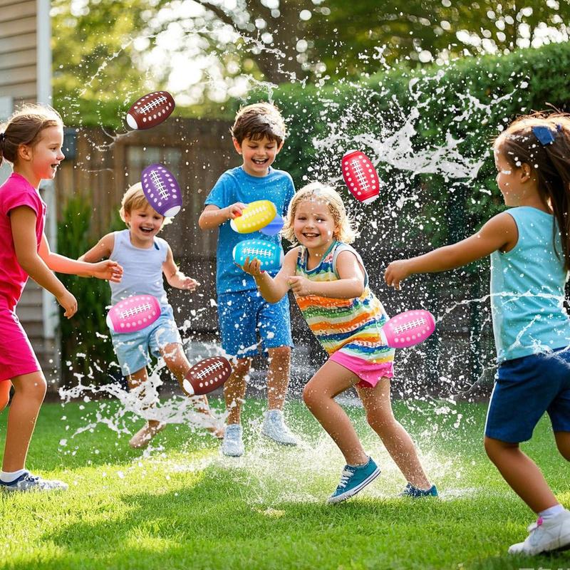 Water Balloons 6X Reusable Water Balloons For Kids Team Activities Absorbent Sponge Balls Summer Entertainment For Boys Teens