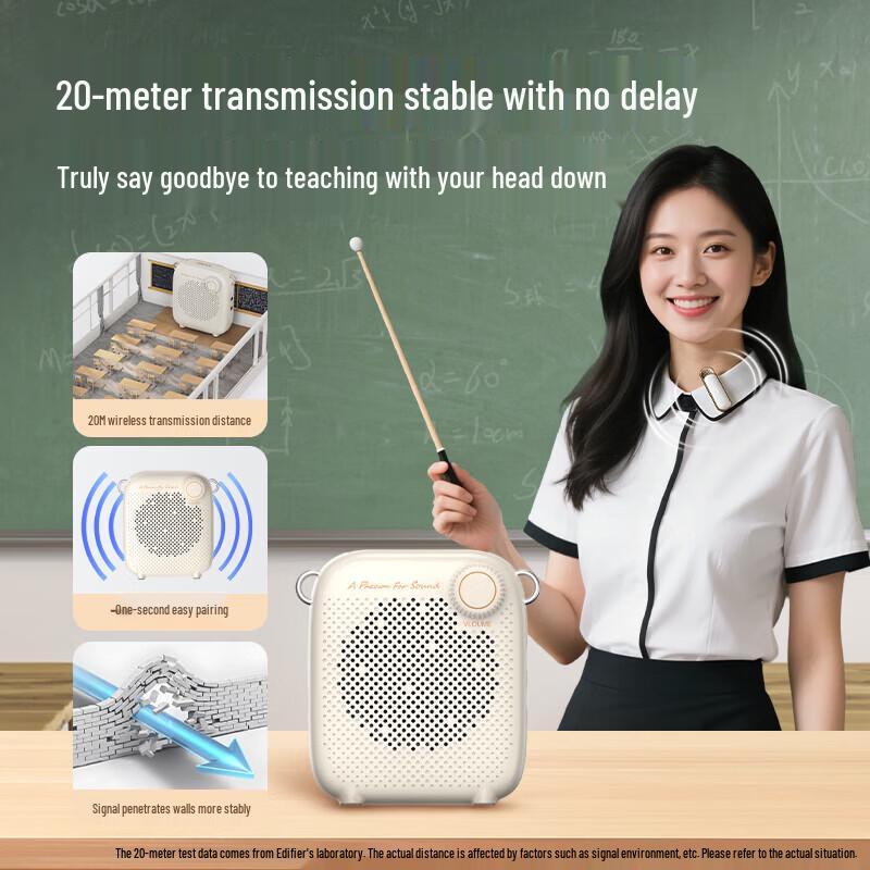 EDIFIER MF1 2.4G Wireless Clip-on Voice Amplifier CN plug (adapter included)