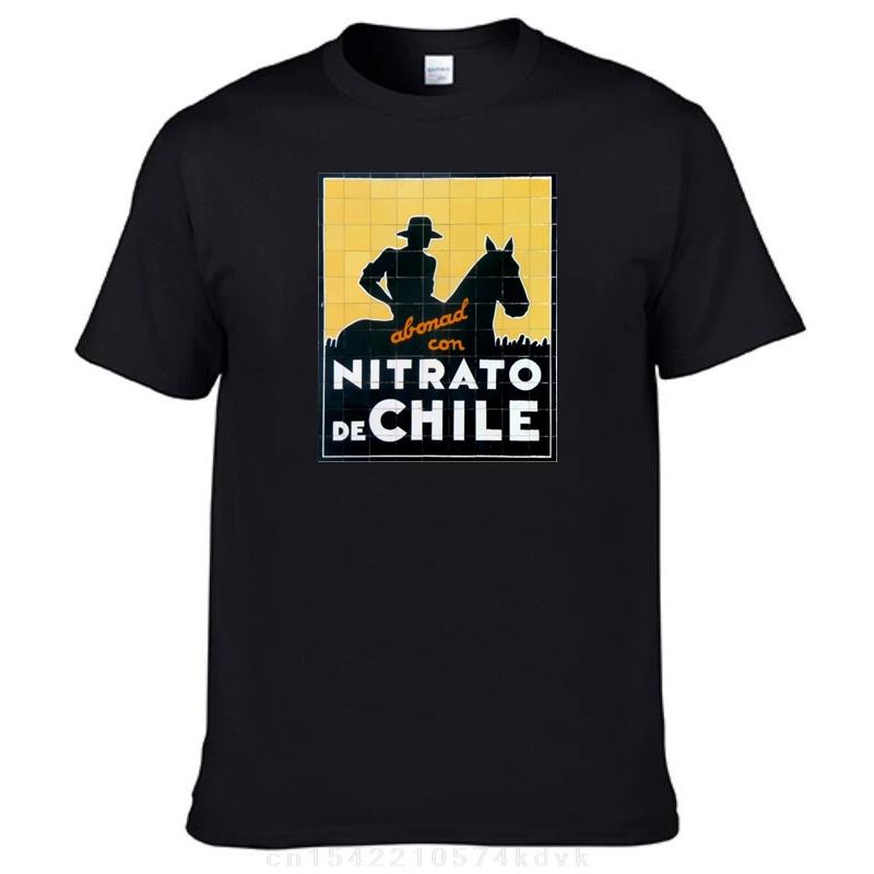 Chile Nitrate - Nitrato de Chile Spanish version T-Shirt custom t shirts tees mens clothing S разноцветный