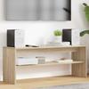 TV Stand In Sonoma Oak Finish 100 X 30 X 40 Cm Engineered Wood