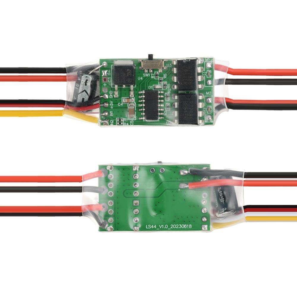 Dual-way Bidirectional Motor Speed Controller 2S 3S ESC Brush Motor Governor for UAV DIY RC  Ship Tank Track Vehicle 6V-14V 5A