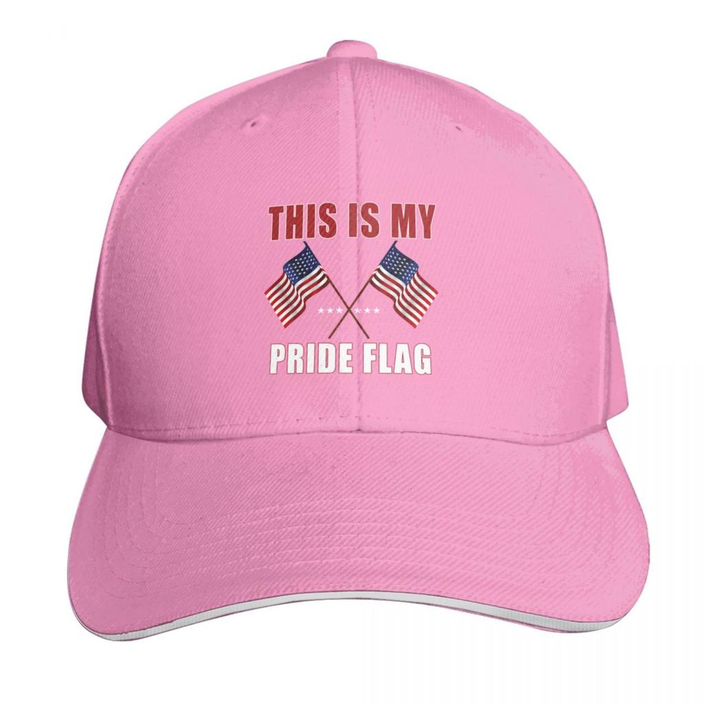 This Is My Pride Flag  USA Th of July Patriotic  Baseball Cap Trucker Hat Beach Bag Sports Cap Unisex Womens