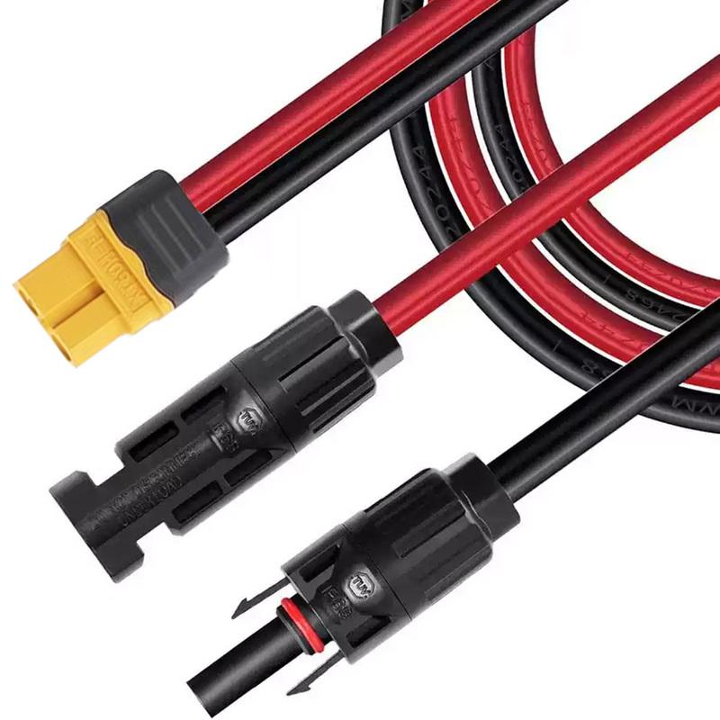 Solar Panel XT60 Female Charging Cable 12AWG – 0.5M/1.5M/3M/5M Power Connector Wire for Generator & Power Station