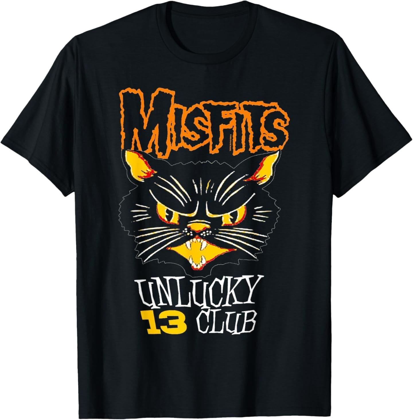 Misfits – Unlucky 13 Club T-Shirt Mens Womens Tees Top M