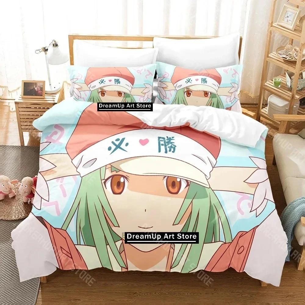 3D Print Bakemonogatari Bedding Set Single Twin Full Queen King Size Bed Set Adult Kid Bedroom Duvetcover Sets Anime Bed Sheet