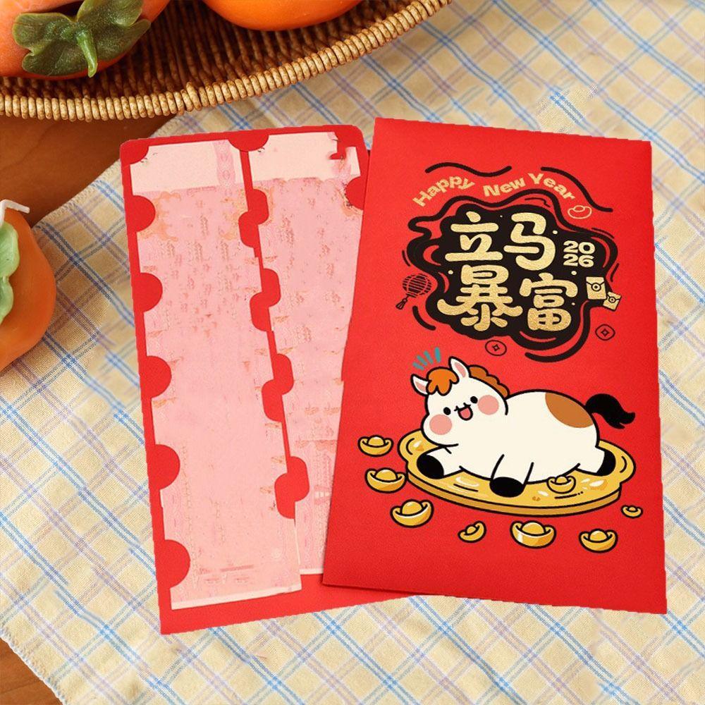 Chinese Style New Year Money Envelope Traditional Bless Fortune Pocket  Birthday Celebration