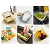 Collapsible Colander Folding Drain Basket with Resting Feet Dishwasher Safe Kitchen Food Strainer for Fruit Vegetables Pasta