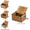 Vintage Holz Spieluhr Geschenk für Kinder Charmant You Are My Sunshine Graviertes Spielzeug