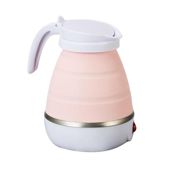 600ML Electric Kettle Foldable Space-saving ABS Camping Water Kettle for Home
