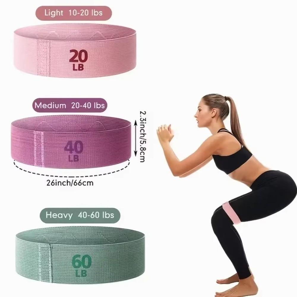 Expander Fabric Elastic Band 20-90LB Yoga Bands Resistance Bands Stretching Exercise