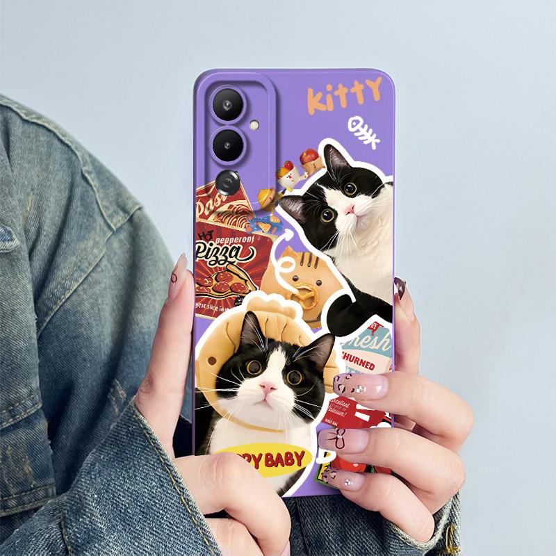 For Tecno Pova 4 Phone Case LG7n Back Cover Silicone Sweet Painted Cartoon Shell Funda Lovely Printed Protective Coque Casing