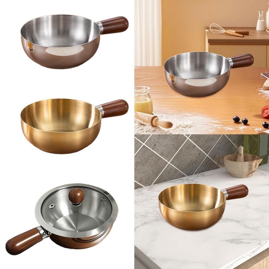 Mini Hot Milk Pot Non Slip for Boiling Kitchen Cookware Mini Sauce Pan