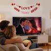 Striscione a Cuori per San Valentino 150cm Ghirlanda in Feltro Decorazione per Feste Romantica Decorazione per la Casa Striscione dell'Amore Per Anniversario Strumento