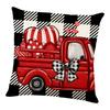 Valentines Day Pillow 45x45cm Sqaure Love Heart Pattern for Couch Sofa Chair Style D