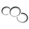 Matt Carbon Fiber Style Dashboard Dial Gauge Rings Bezel Trim For Porsche Macan 95B 2014-2023