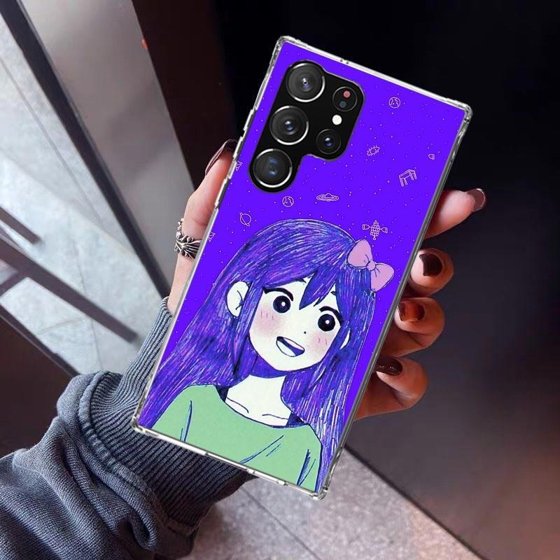 Game O-Omori Cartoon Phone Case For Samsung Galaxy S23 S24 S25 Edge S26 Ultra S22 + S21 Plus S20 FE Cover Silicone Print Shell G
