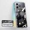 For Honor X8D Case Ring Holder Phone Case Ultra Thin Transparent Car Navigation Silicone Clear Cases For Honor X8D Phone Casing