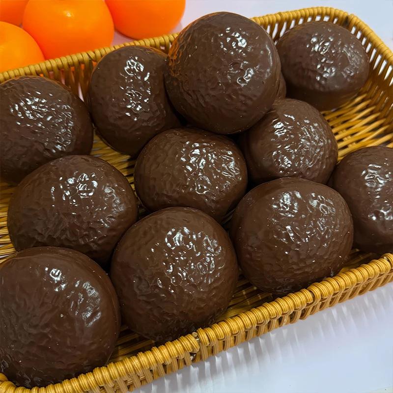 Chocolate Pie Crispy Handmade Ball Slow Rebound Stress Relief Ball Soft Toys Sensory Stress Relief Toy For Home Decoration New