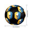 Mansfield Town Soccer Ball Size 5 Colorful Machine Stitched PVC Competition Ready Durable High-Bounce