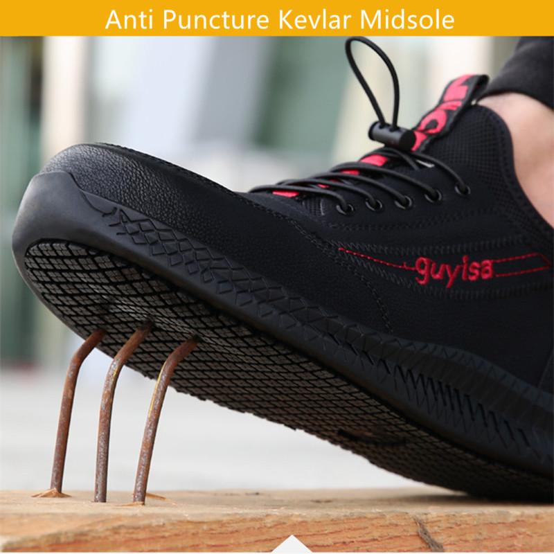 Waterproof Work Shoes Lightweight Safety Shoes Security Shoes for Men Anti Puncture Anti-slip Work Shoes Work Protection Shoes