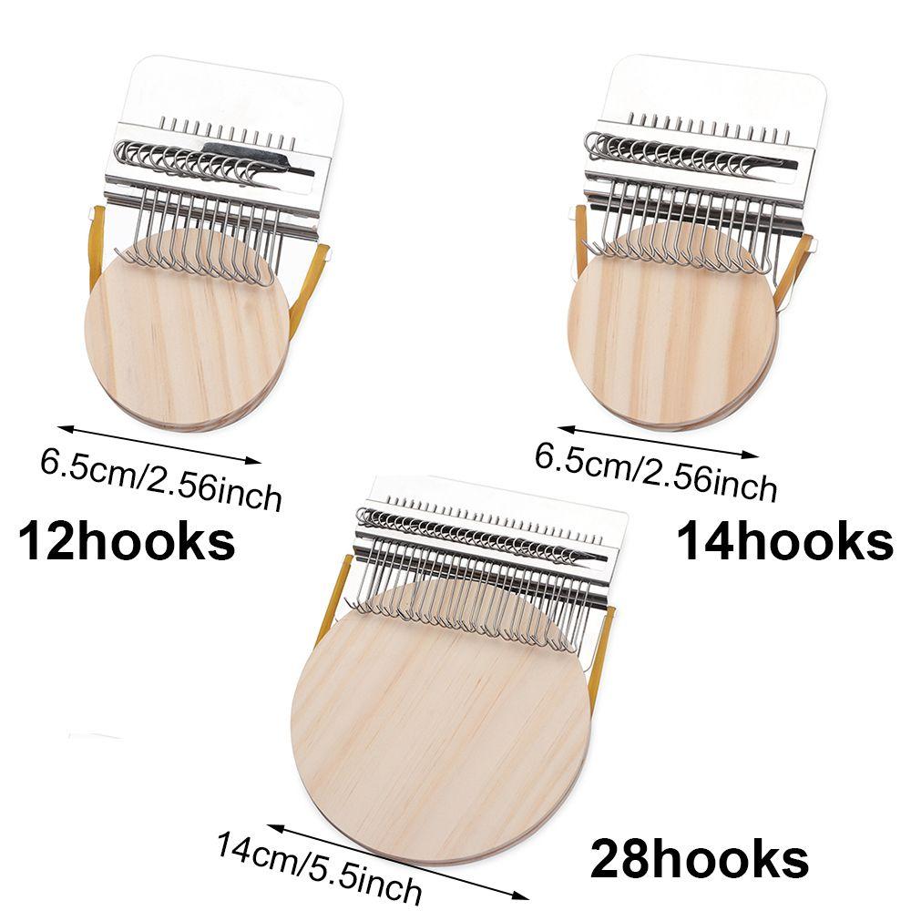 Quickly Wooden Metal DIY Textile Tools Small Loom Darning Machine Loom Speedweve Type Weave Tool Fun Mending Loom