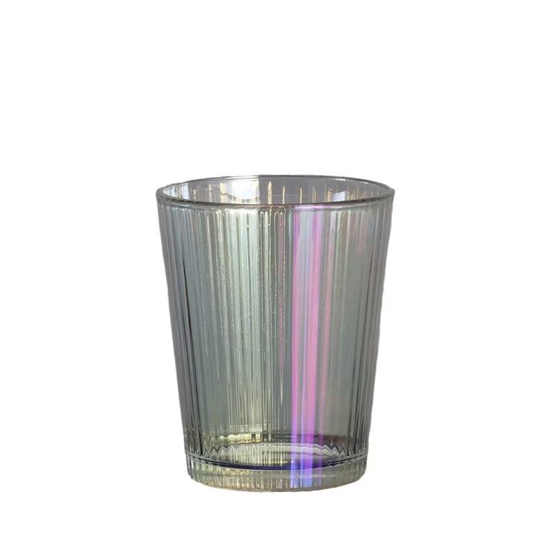 European Style Striped Glass Tumbler