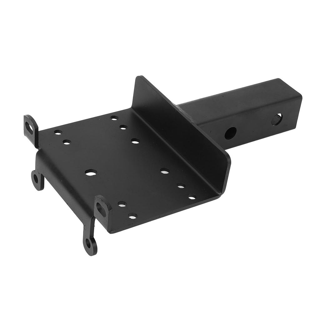 Universal Trailer Hitch Winch Mounting Plate with 2" Receiver, Winch Bracket, Winch Mounting Plate for ATVs, UTVs, and Lawn & Garden Equipment