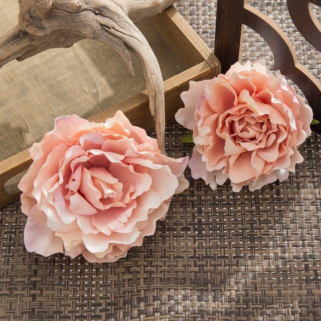 Artificial Flowers Silk Oil Cloth Peony Christmas Wreath Home Outdoor Garden Festival Wedding Bridal Bouquet Diy Gift Hot Sales