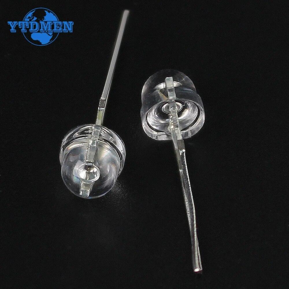 50-200PCS 5mm Straw Hat LED Diode Kit Super Bright F5 Power Light Emitting Diodes Blue Green Red Yellow White DIY