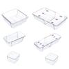 Expandable Drawer Storage Organizers Compartments Sturdy Waterproof ABS Plastic Tray For Utensils Accessories
