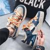 Men's Shoes Summer Breathable Board Shoes Black and White Panda Platform Soles Student Trend Sports Shoes Men's Height-increasing Casual Trendy Shoes