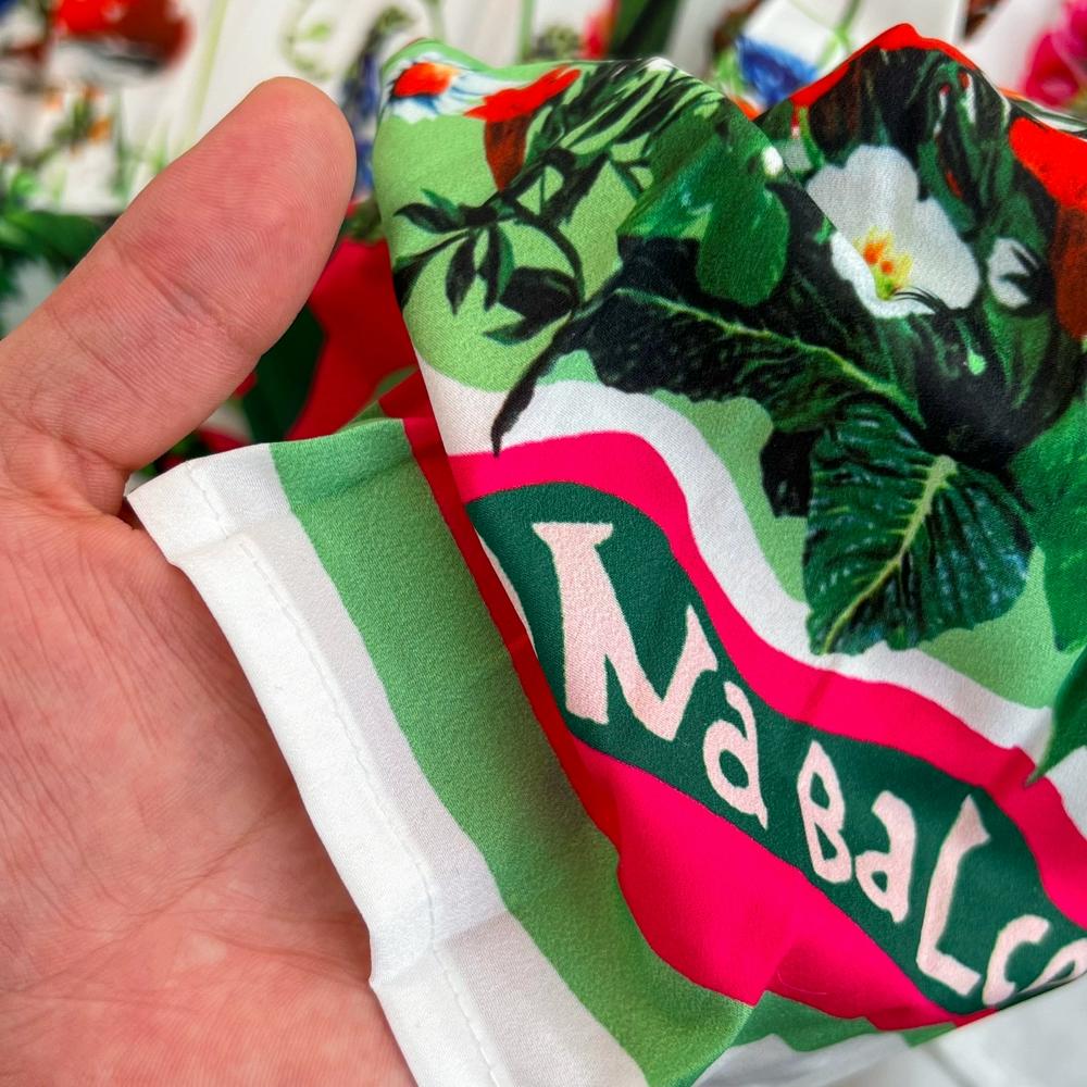 Sommer Damen Kleid Mode Blumendruck Ärmelloses Kleid Hohe Taille Skinny Plissee Kleid