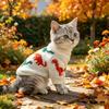 Pet Sweater Small Dogs Cats Colorful Dinosaur Design Winter Warm Clothes XS S M L XL