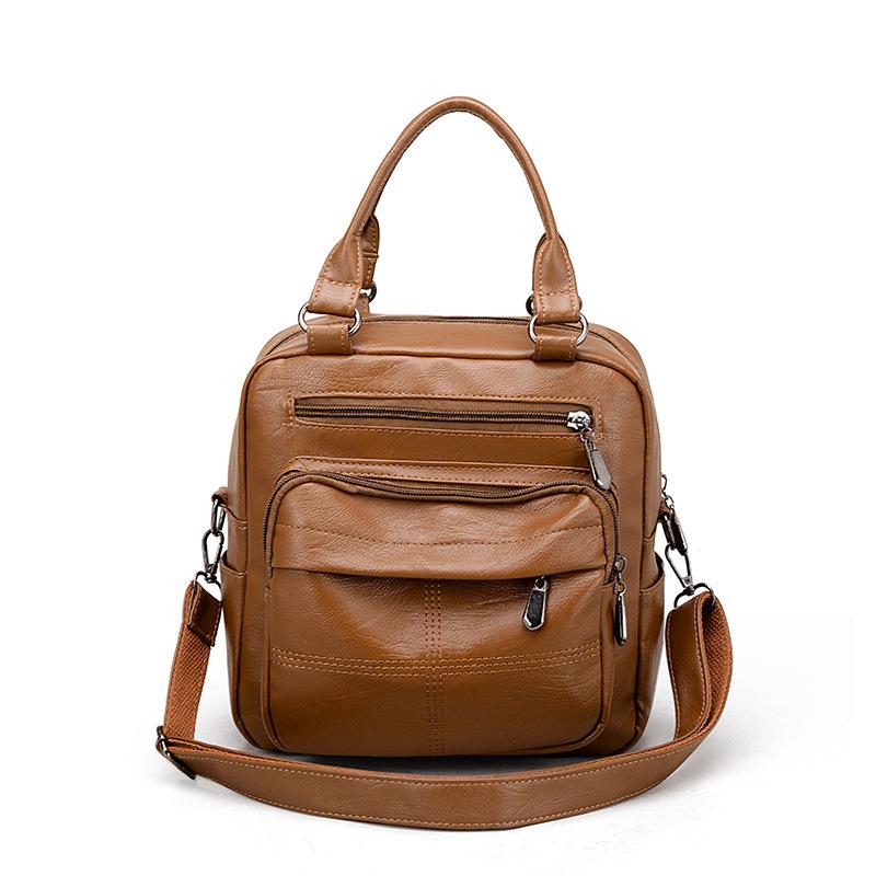 Mini Crossbody Bag, Small Handbag, Fashionable Multi-purpose Women s Single Shoulder Crossbody Bag, Lightweight Small Backpack темно-коричневого