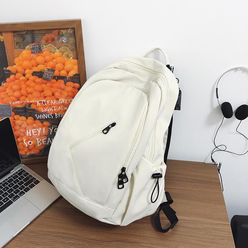 Schoolbag Retro Trend Men's and Women's Backpack New Anti-splashing Light Travel Backpack Large Capacity Junior High School Student Schoolbag
