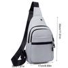 Multi-functional Nylon Crossbody Bag Square Phone Pouch Bag Fashion Men Chest Bag  Female