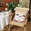 B-Beyond The Boundary Beautiful Girls Pillow Case Printing Pillowcase Living Room Sofa Cushion Cover Bedroom Room Decor